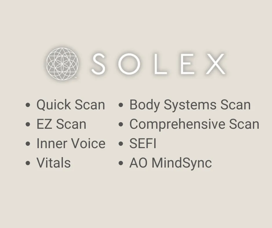 Scalar Energy Wellness Center | SOLEX, AO scan