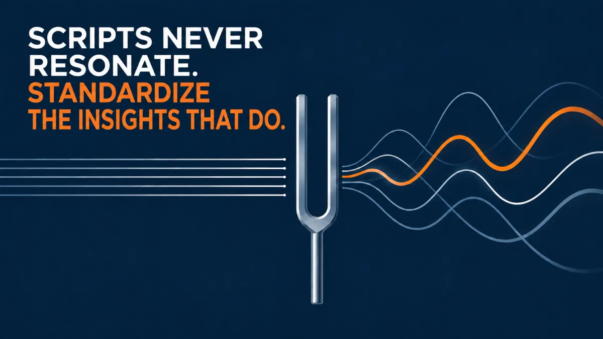 How to Standardize Sales Discovery Beyond Call Scripts