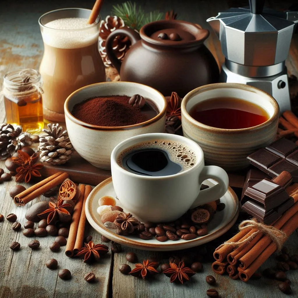 three coffee cups on table 