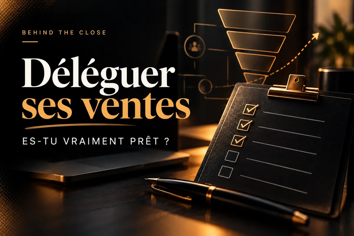 Déléguer ses ventes à une agence de closing : es-tu vraiment prêt ?