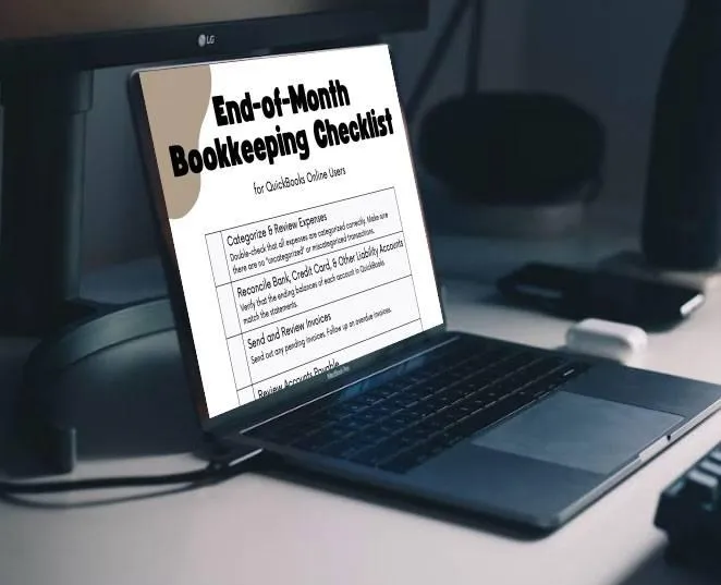 406 Bookkeeping Services LLCend of month bookkeeping checklist for business owners