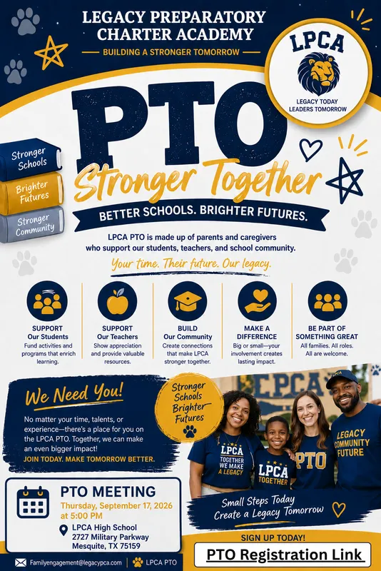 LPCA 2026 PTO Registration Flyer