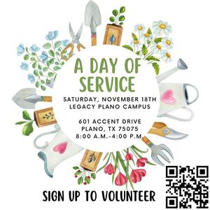 NEED VOLUNTEER - DAY OF SERVICE