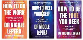 Trauma and healing book selection stack one