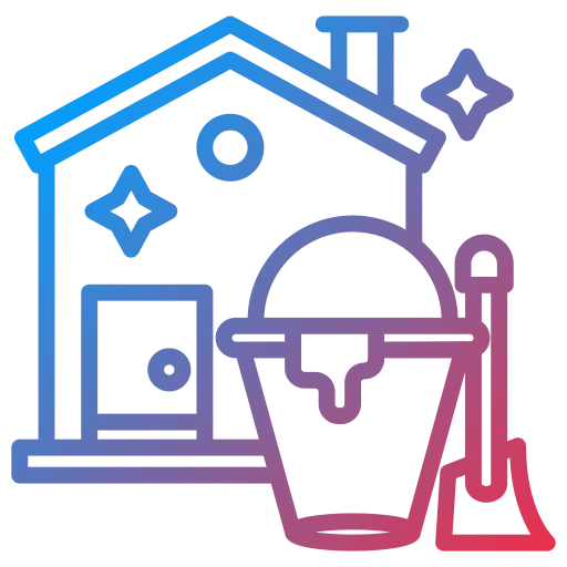 Regular House Cleaning Service Icon
