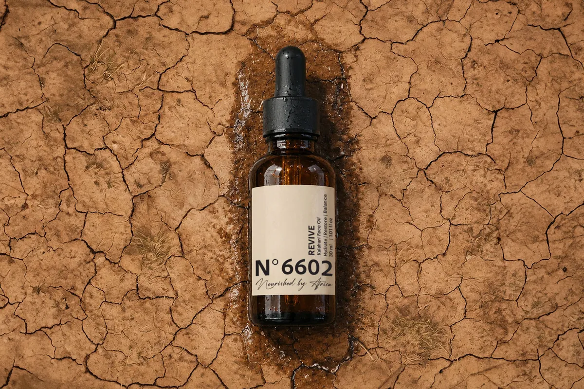 Kalahari Melon Seed Oil for skin, featured in N°6602 REVIVE Botanical Face Oil. Discover the benefits of facial oil, including skin nourishment, conditioning and moisture retention.