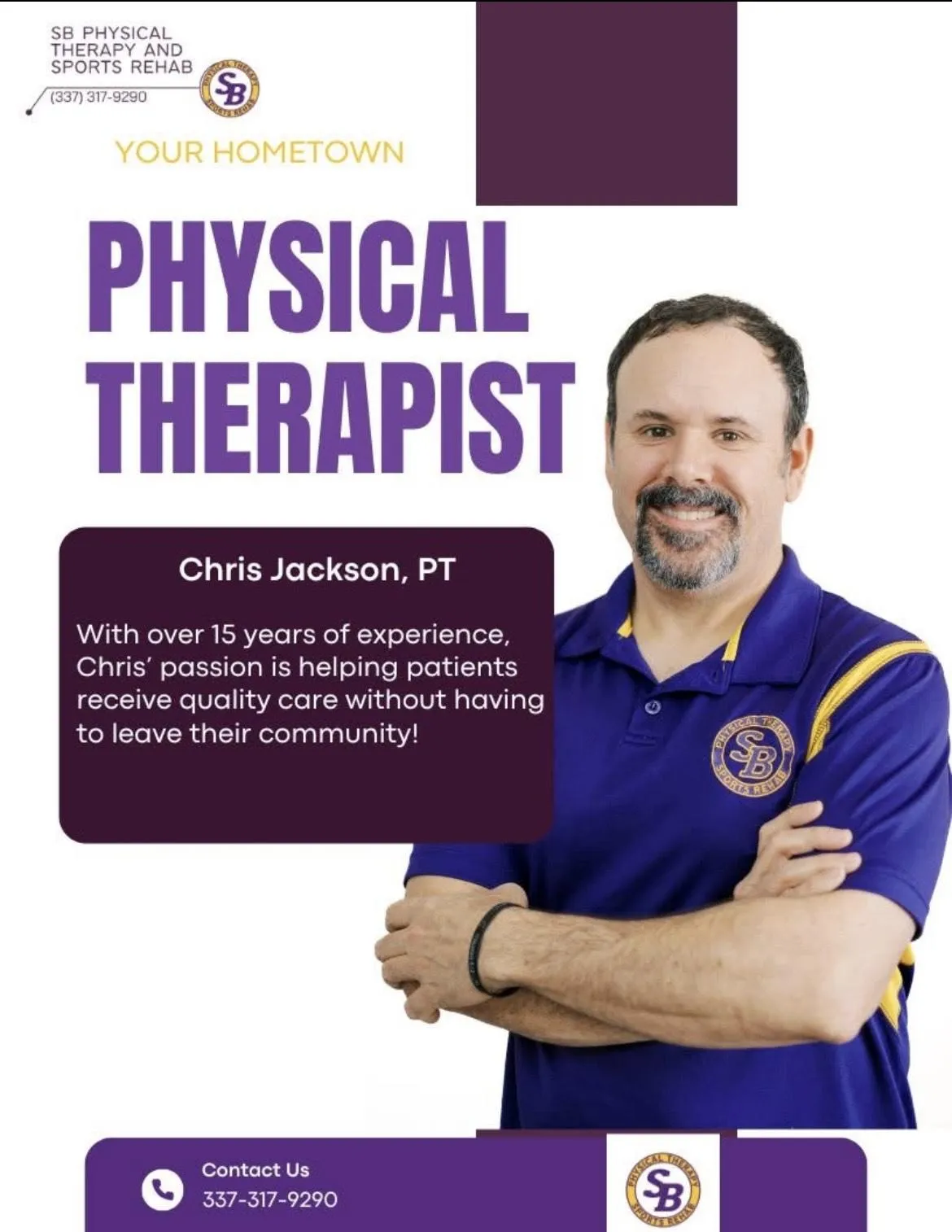 Portrait of Chris Jackson, founder of the clinic