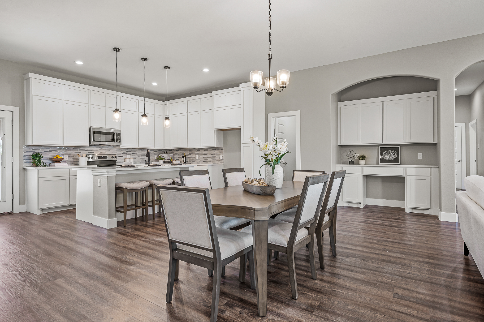 Modern Farmhouse Interior Living Space