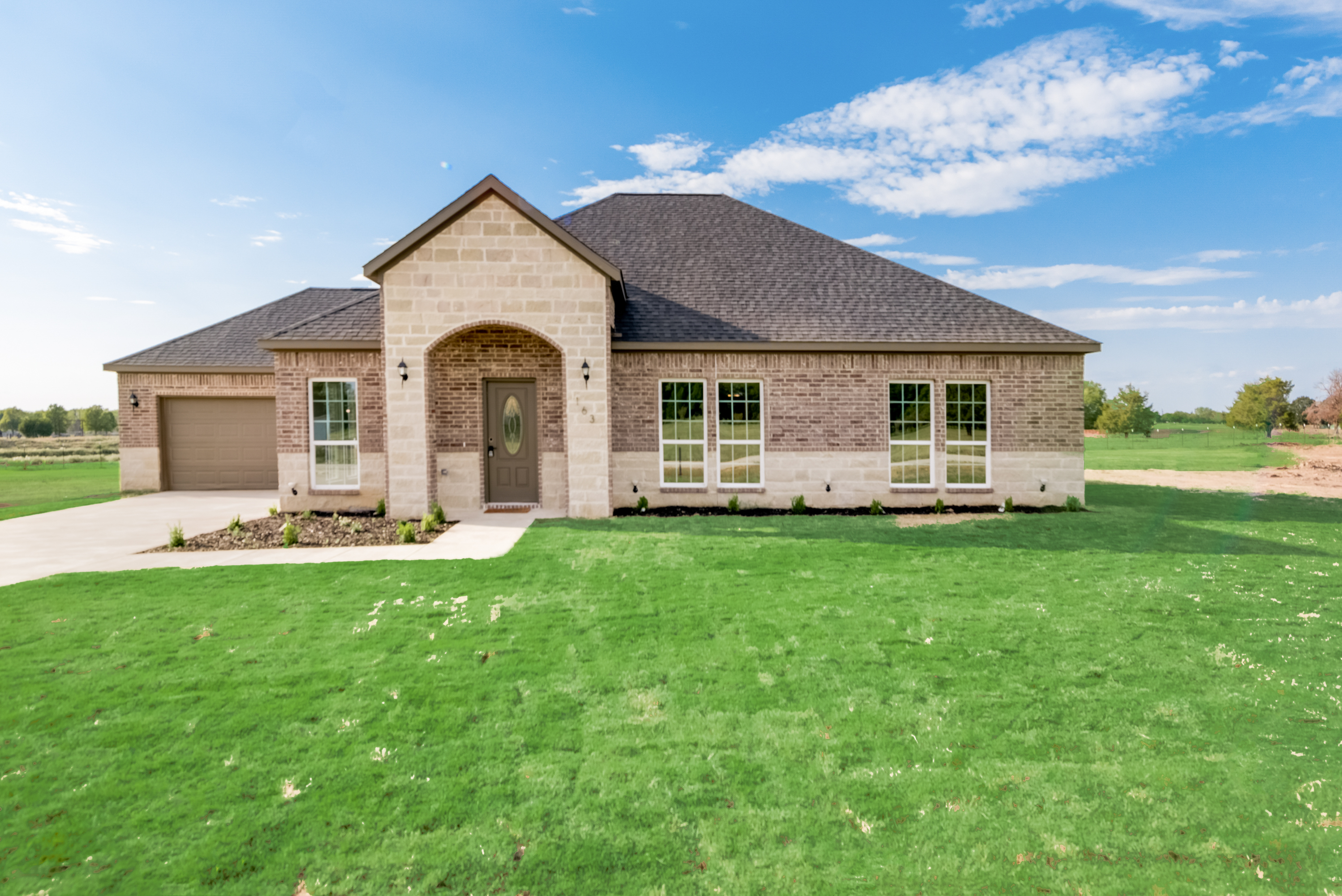 Texas ranch estate custom home exterior by Texas Prime Custom Homes