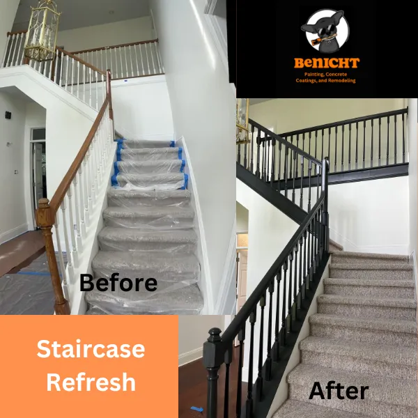 staircase paining project