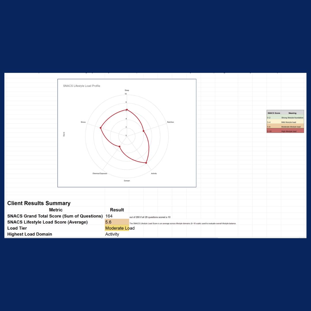 SNACS Performance Index Radar Chart