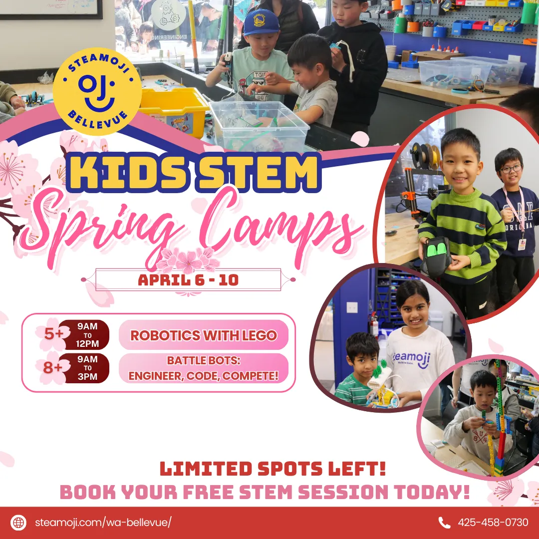 Steamoji Bellevue Spring Break Camps 
