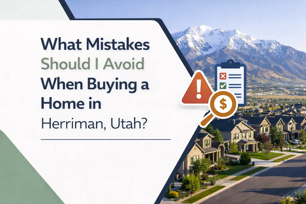 What Mistakes Should I Avoid When Buying a Home in Herriman, Utah?