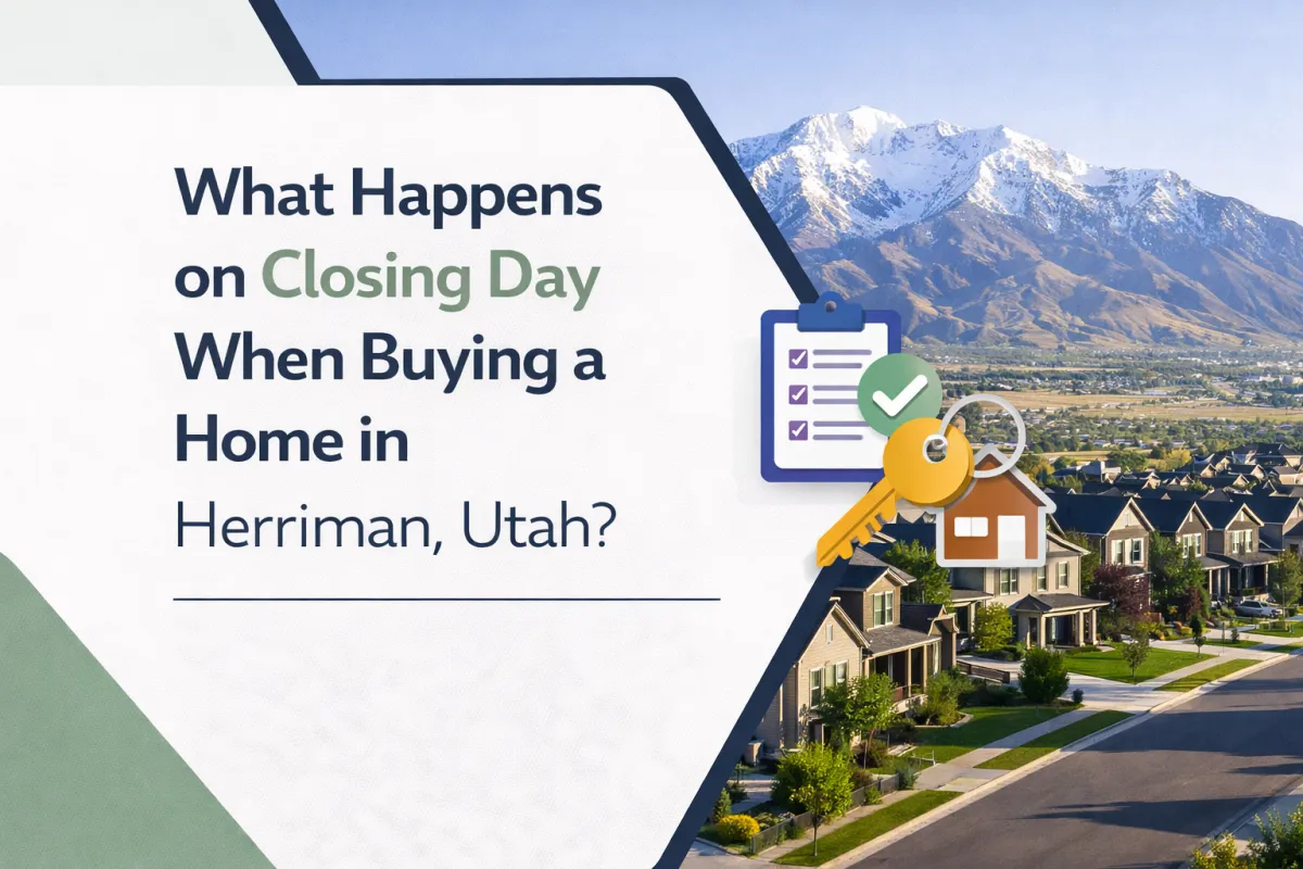 What Happens on Closing Day When Buying a Home in Herriman, Utah?