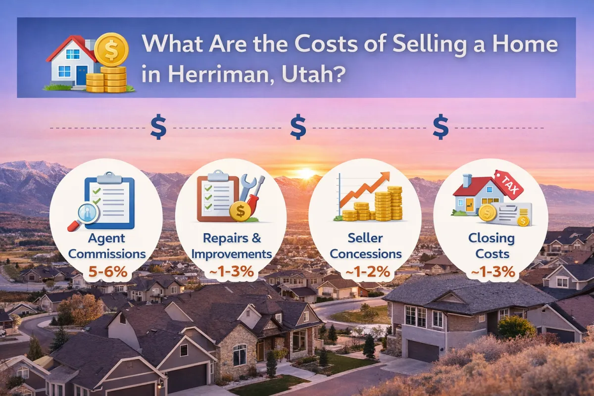 What Are the Costs of Selling a Home in Herriman, Utah?
