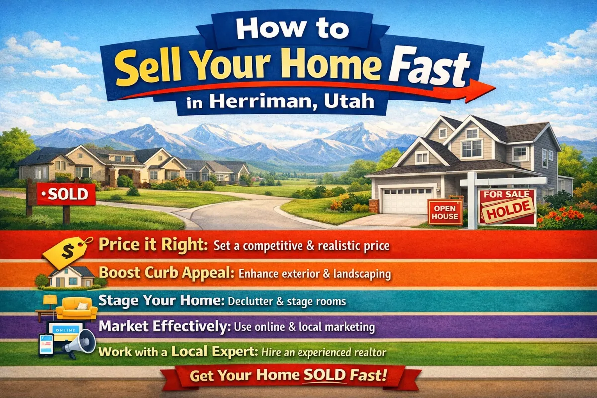 How to Sell Your Home Fast in Herriman, Utah