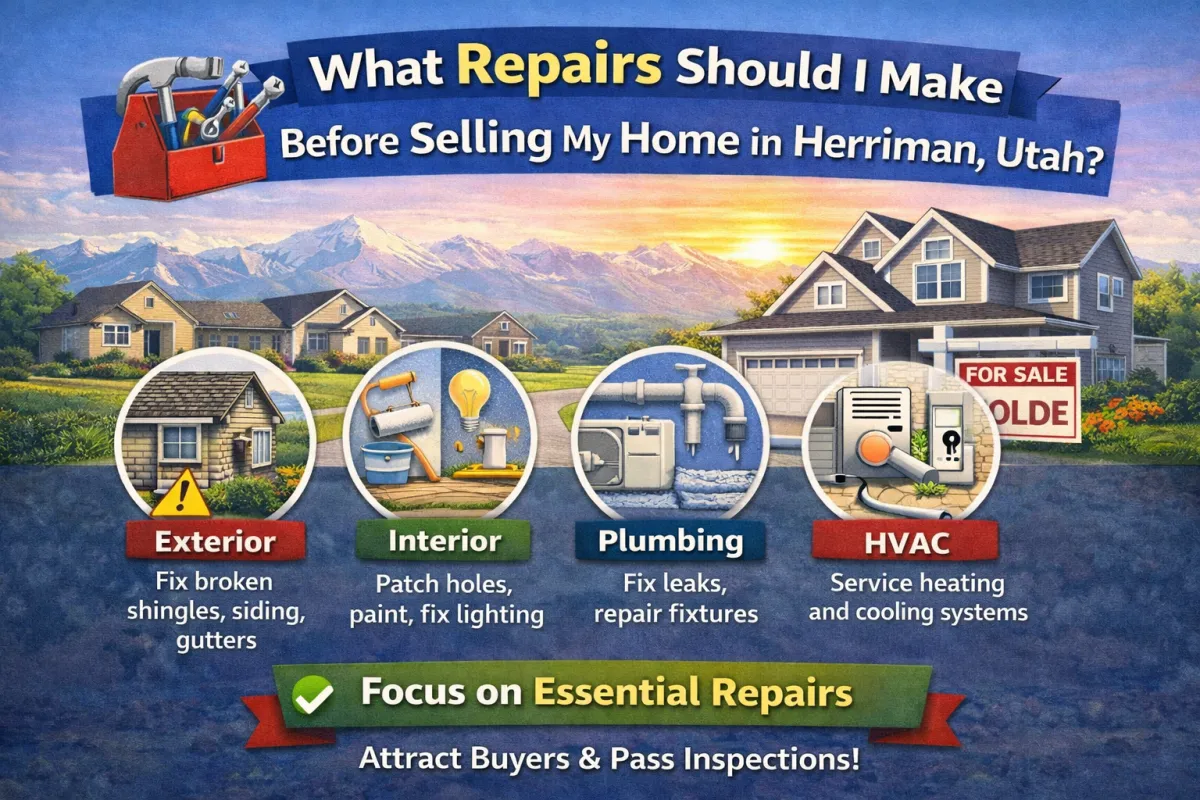 What Repairs Should I Make Before Selling My Home in Herriman, Utah?