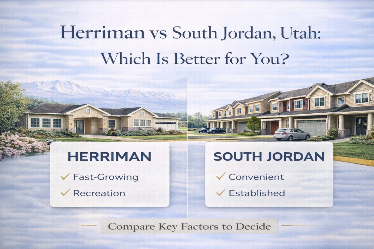 Herriman vs South Jordan, Utah: Which Is Better for You?