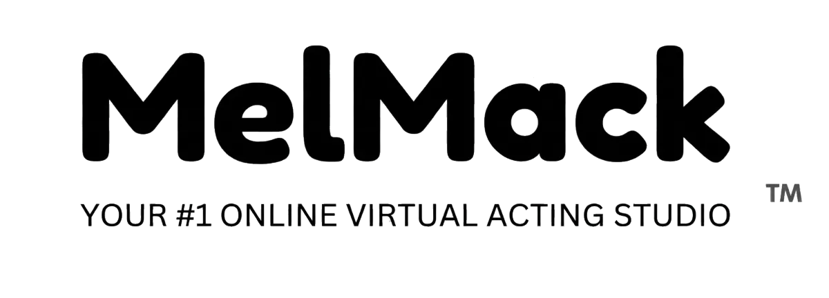 Mel Mack online virtual acting studio Logo