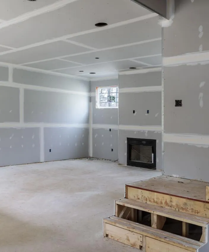 Basement Remodel Work in Progress