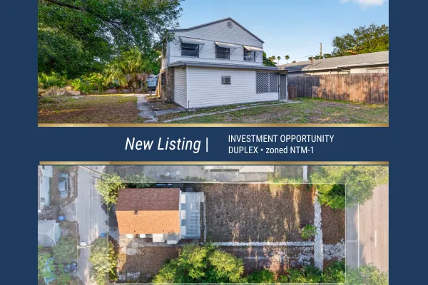 St Pete, FL, Duplex Investment Opportunity with value-add Land