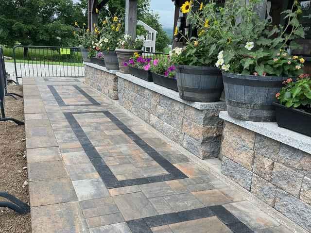 Decorative paver walkway natural stone creations flayvors of cook farm