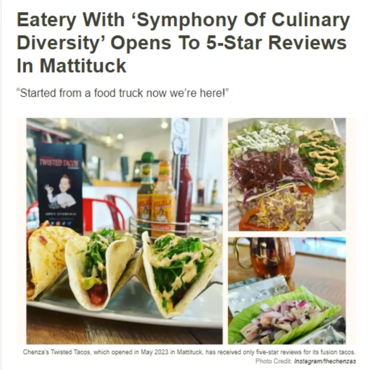 Suffolk Daily Voice at The Taco 105