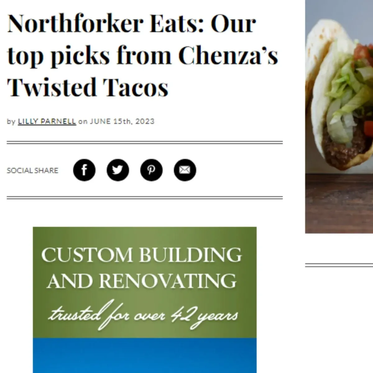 Northforker at The Taco 105