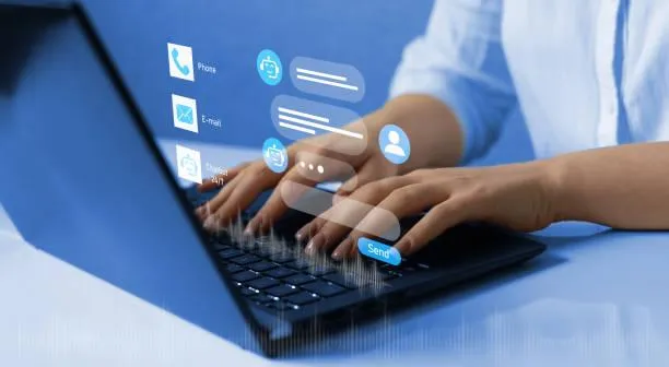 Client using CRM automation tools on their custom-built dashboard