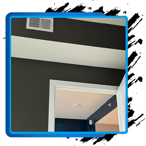 Interior painting details: smooth walls and trim in Bethesda, MD