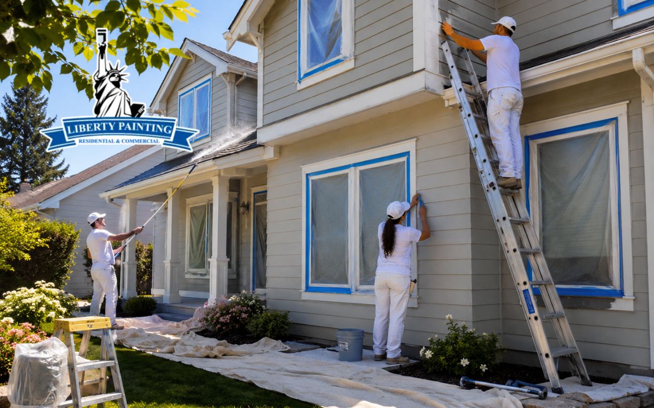 summer exterior painting tips for testing exterior color samples