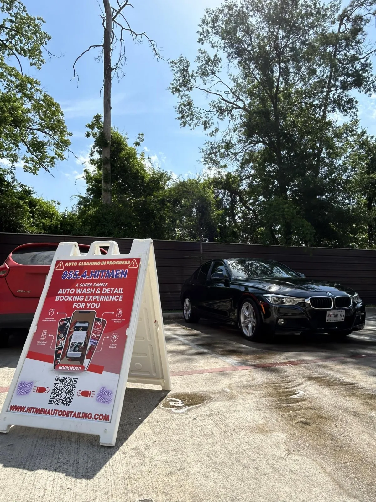 Exterior hand wash and shine Houston TX