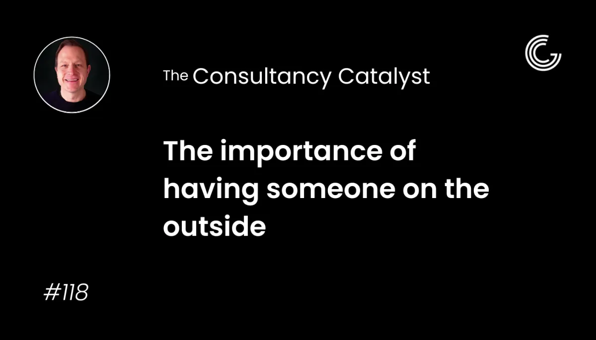 The importance of having someone on the outside