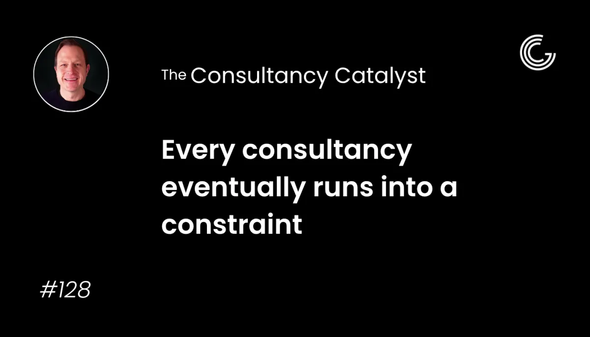 Every consultancy eventually runs into a constraint