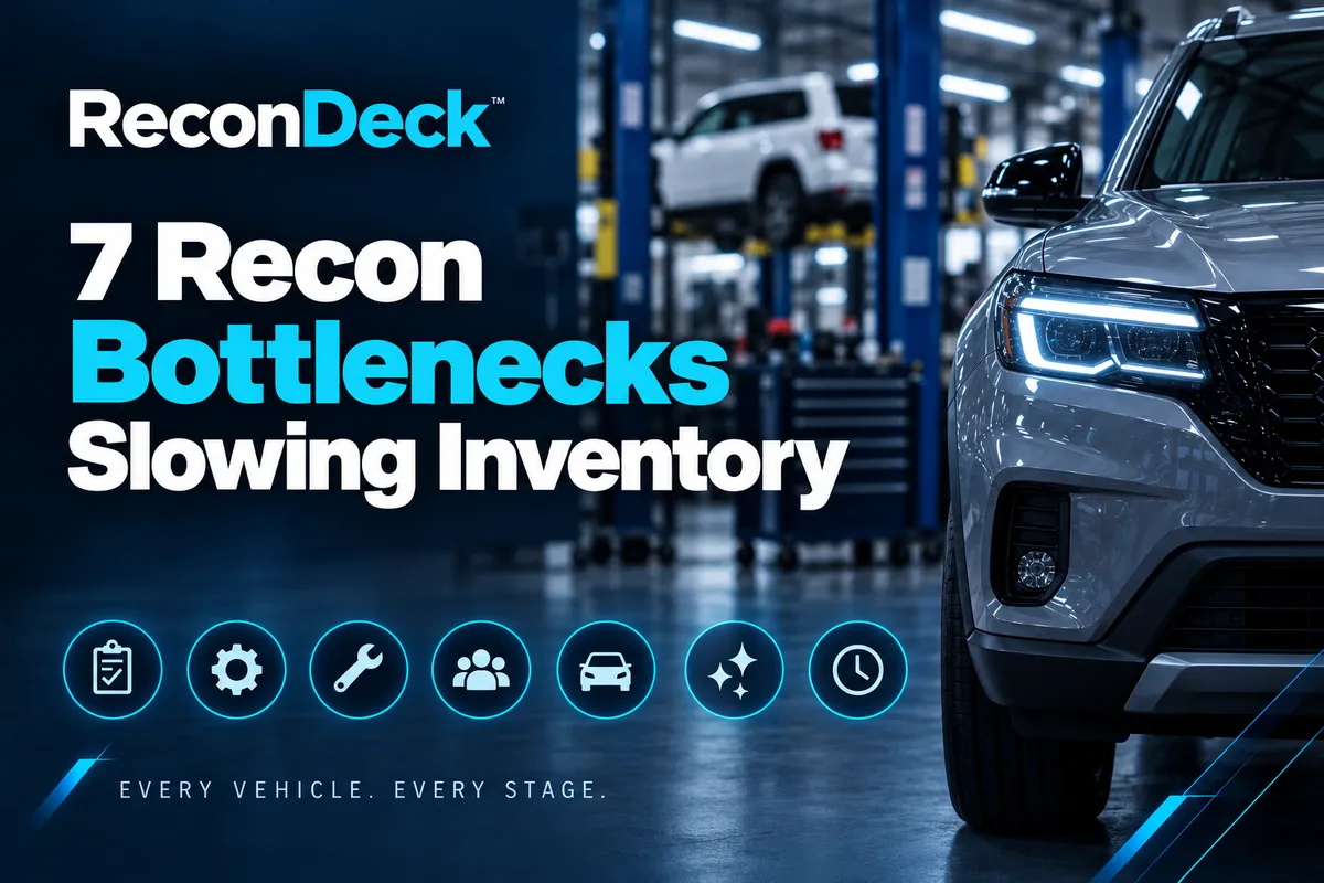 7 Dealership Recon Bottlenecks That Slow Down Inventory