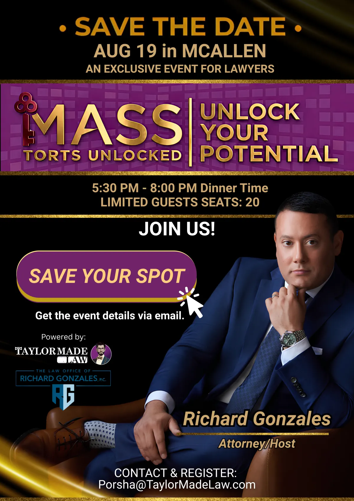 MTU August 19 - Save Your Spot