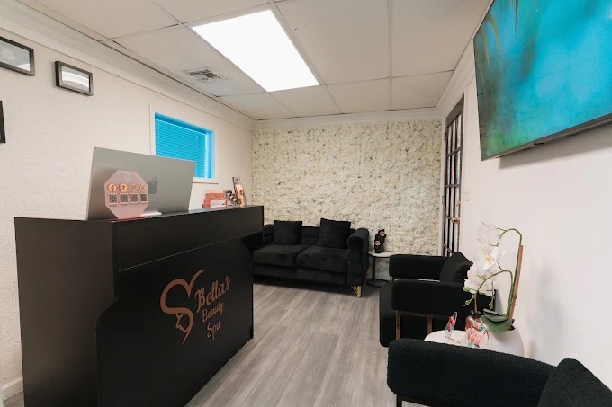 Interior of VBella’s Beauty Spa