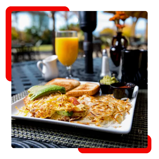 Family dining together at a restaurant near Chico, CA
