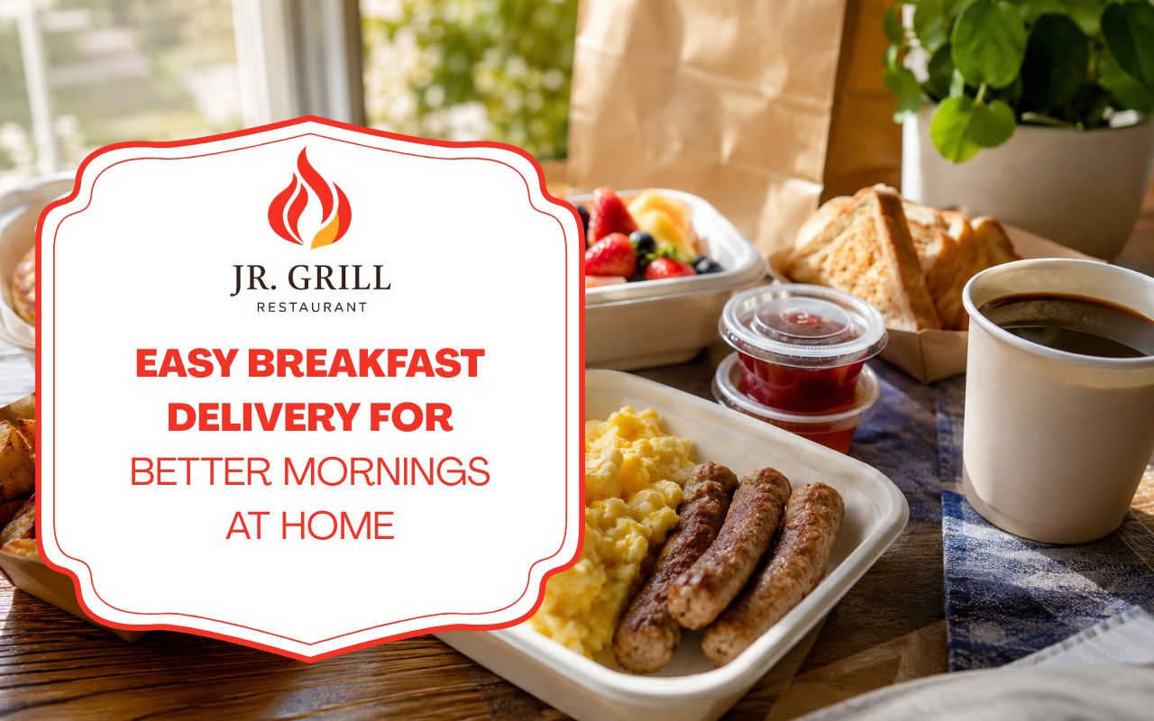 breakfast delivery with fresh morning plates and warm sides