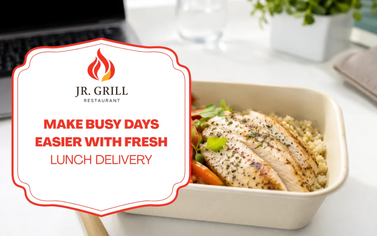 Fresh lunch delivery For Busy Workdays