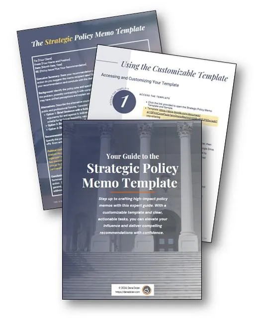 Strategic Policy Memo Template Preview