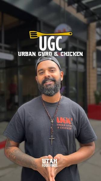 Founder Suvin Sukesh in the kitchen of Urban Gyro & Chicken restaurant