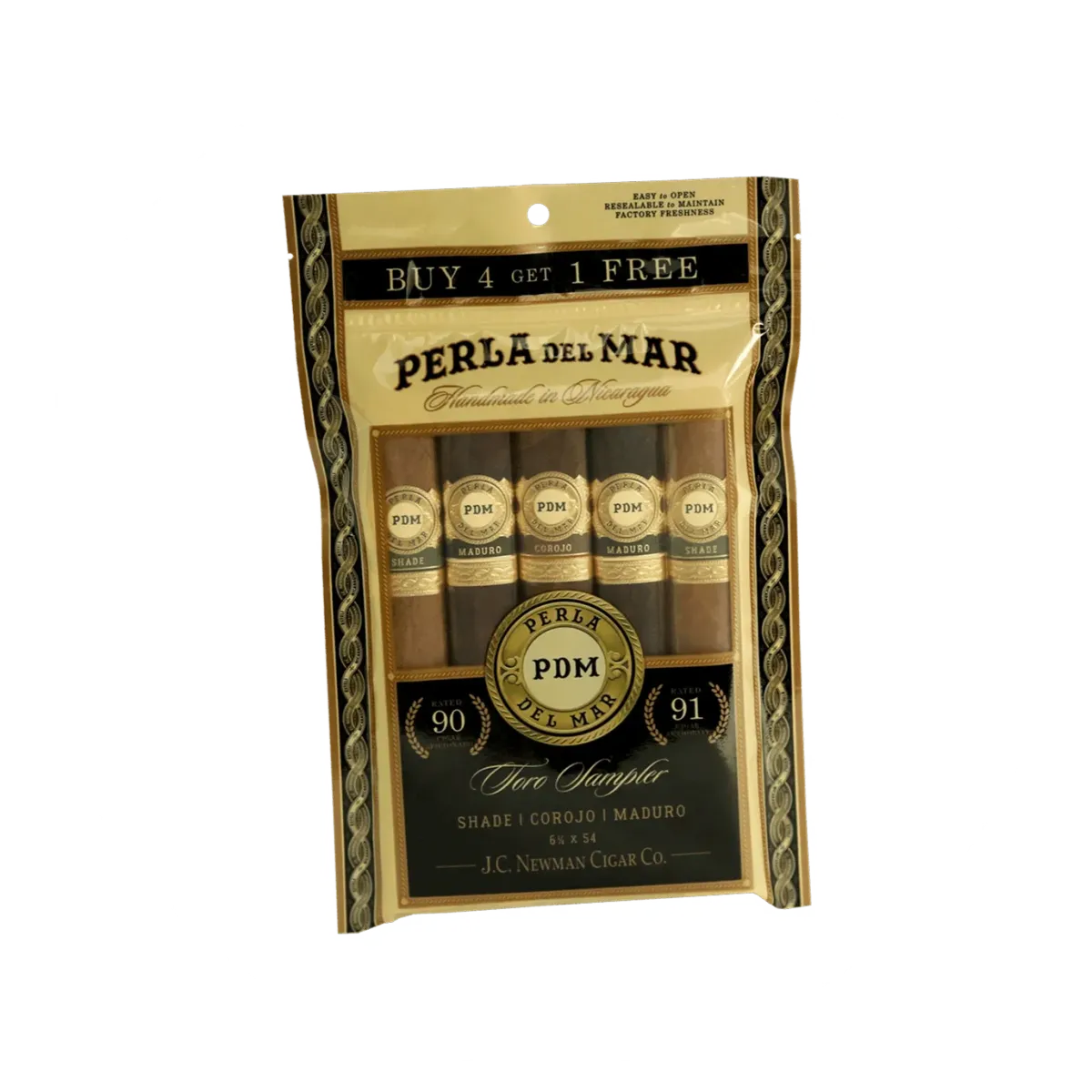 Perla Del Mar 5-Pack Sampler Cigars | Cobra Smoke Shop