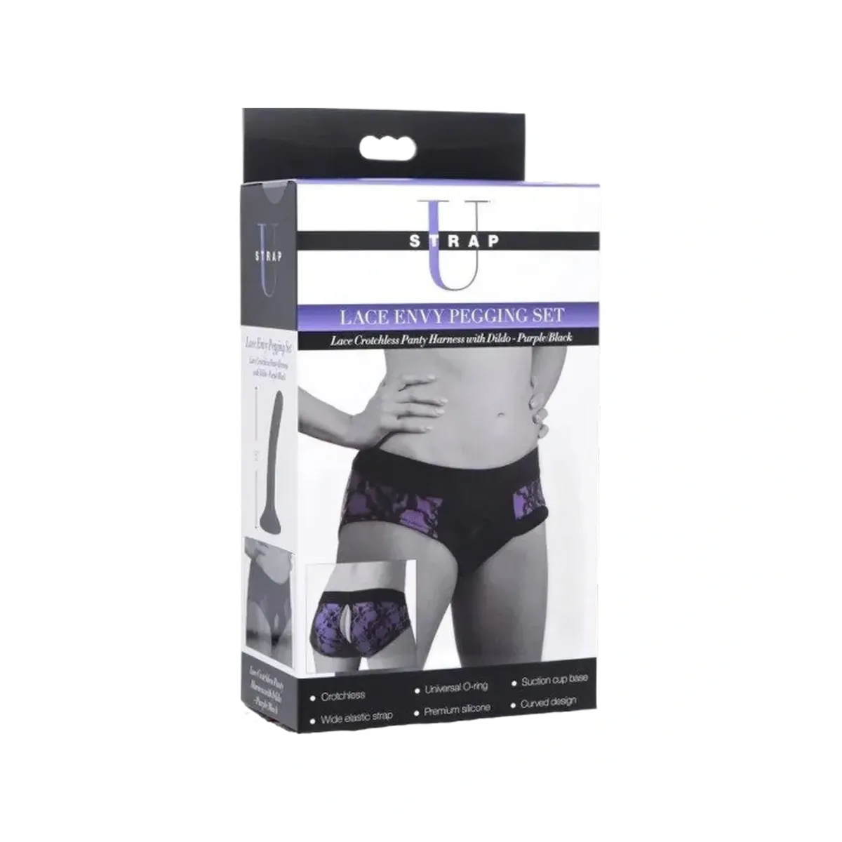 Lace Envy Crotchless Pegging Set | Cobra Smoke Shop