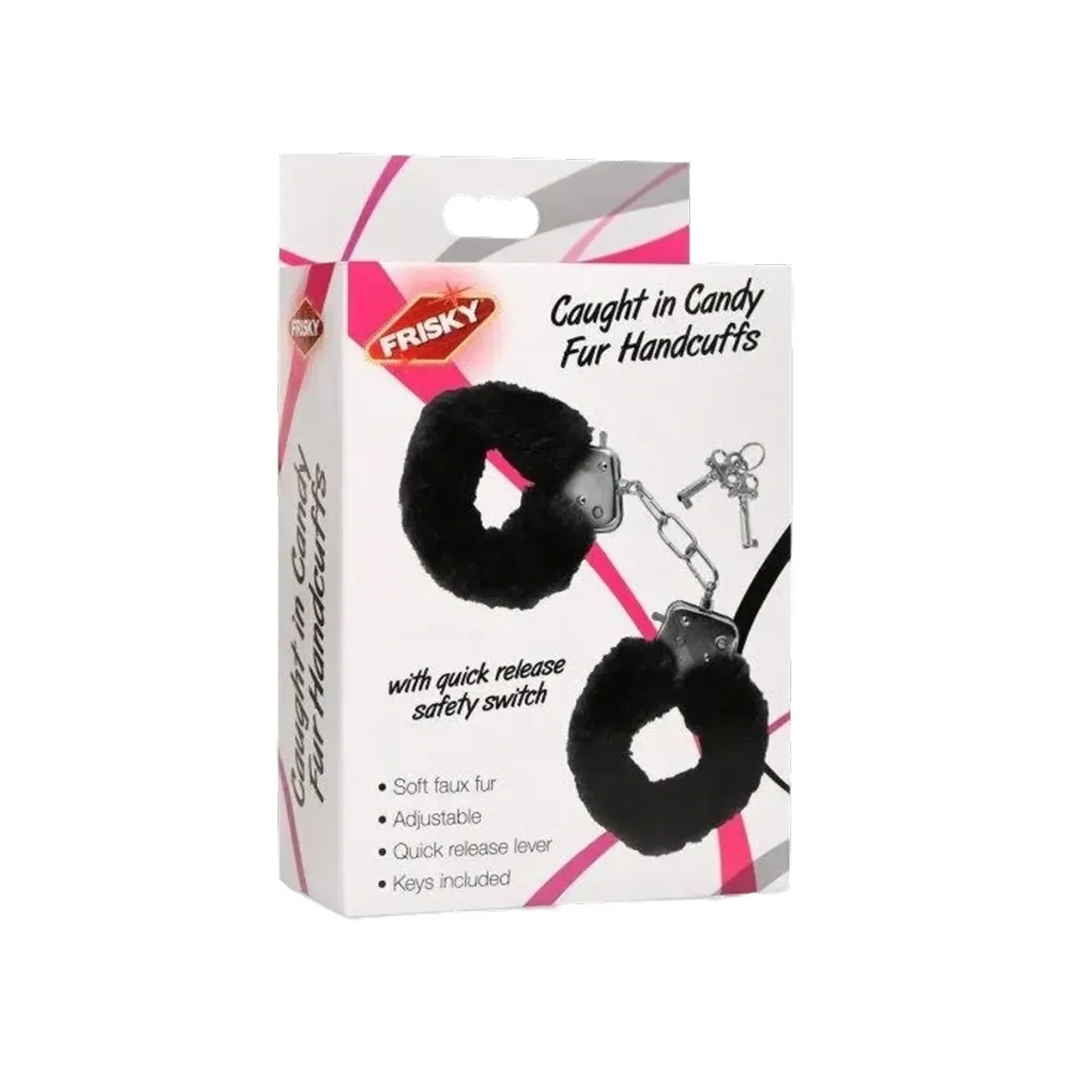 Caught in Candy Black Handcuffs | Cobra Smoke Shop