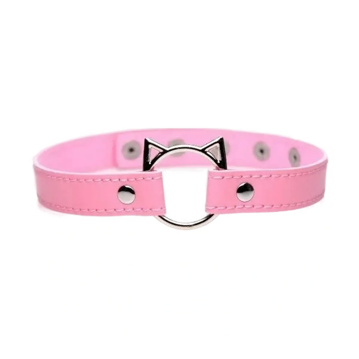 Kinky Kitty Pink Ring Slim Choker | Cobra Smoke Shop