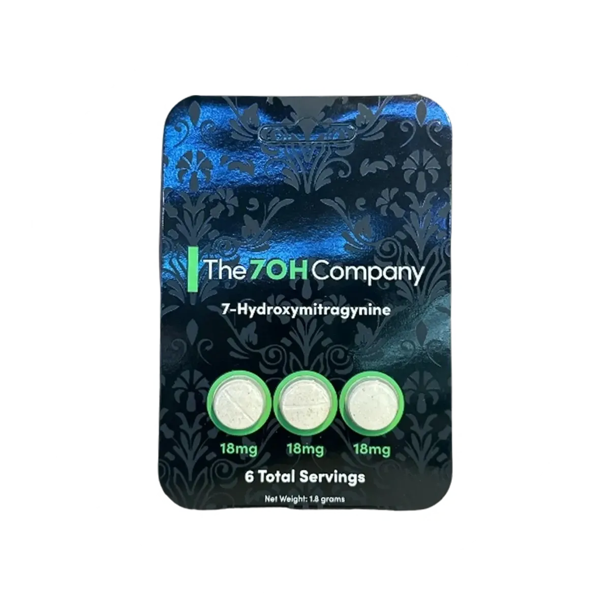 The 7OH Company 7-Hydroxymitragynine Kratom Tablets | Cobra Smoke Shop