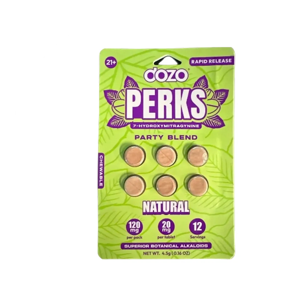 Dozo Perks 7-Hydroxymitragynine Botanical Alkaloids | Cobra Smoke Shop
