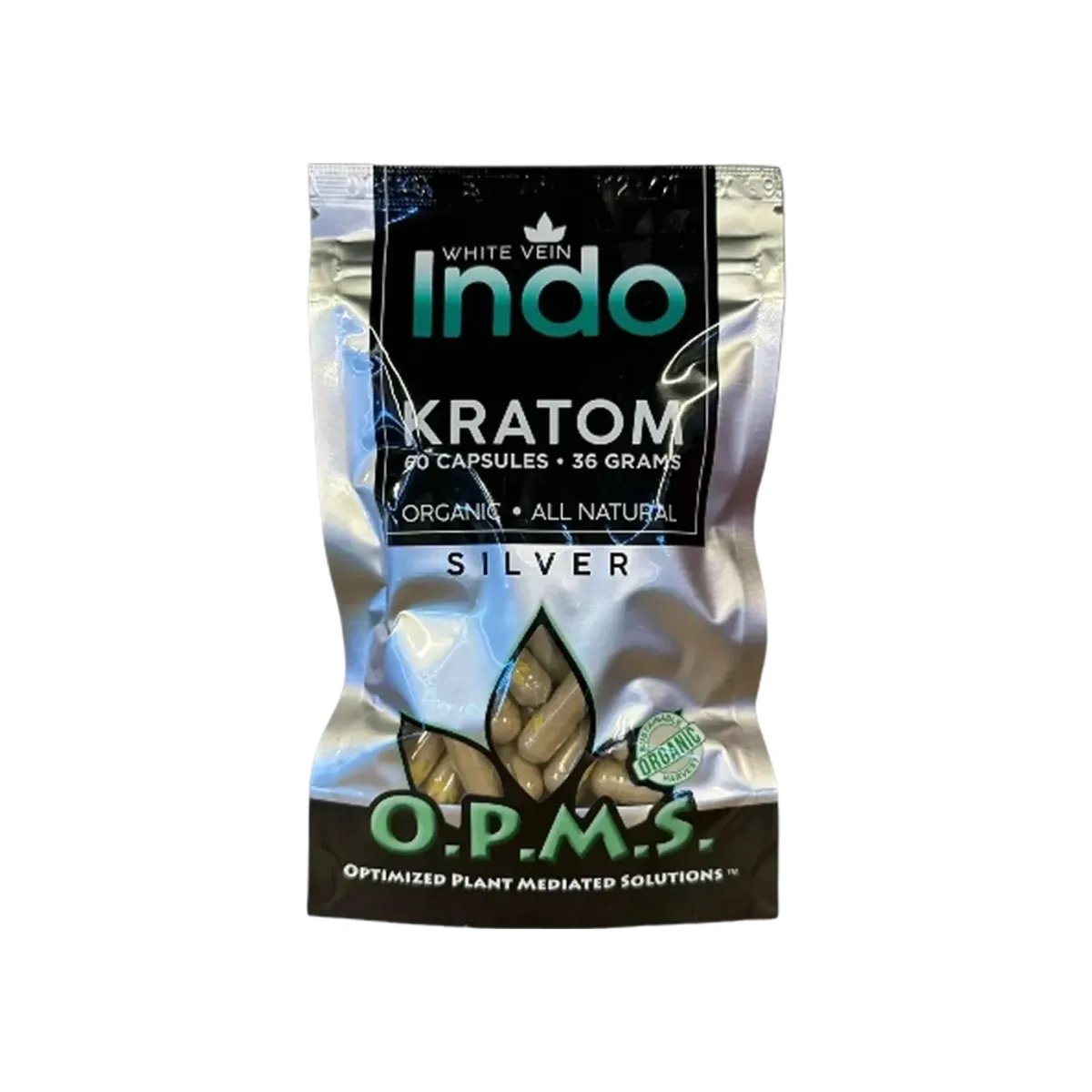 OPMS Indo Kratom - 60 Capsules | Cobra Smoke Shop
