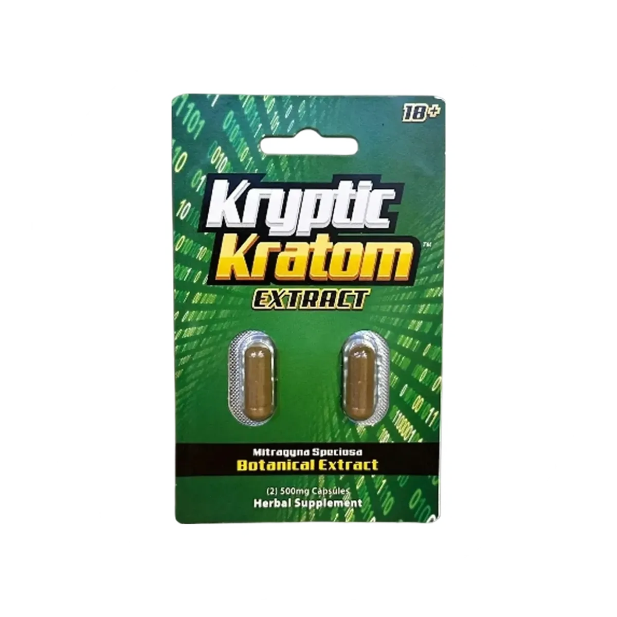 Kryptic Kratom - 2 Capsules | Cobra Smoke Shop